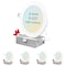 Luxrite 6 Inch Ultra Thin LED Recessed Downlights 5 CCT Selectable 2700K-5000K 15W 1400LM Dimmable 4-Pack LR23745-4PK - alternate 1